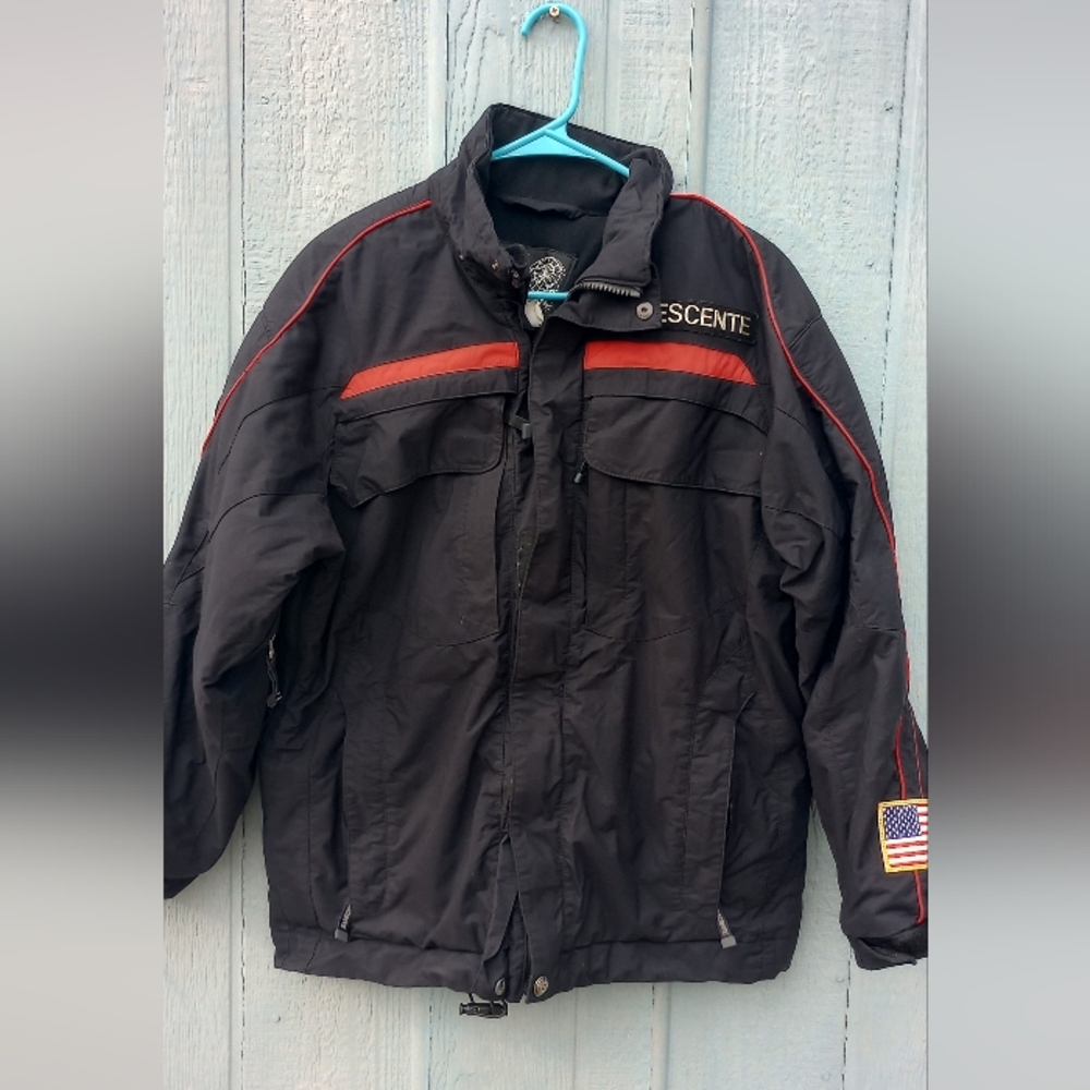 Descente Ski Jacket US Flag Size 16 Youth
